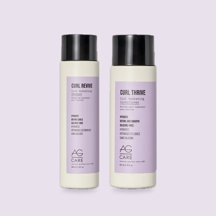 AG Care Curl Revive and Curl Thrive